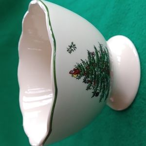 Spode Christmas Tree Footed Compote
